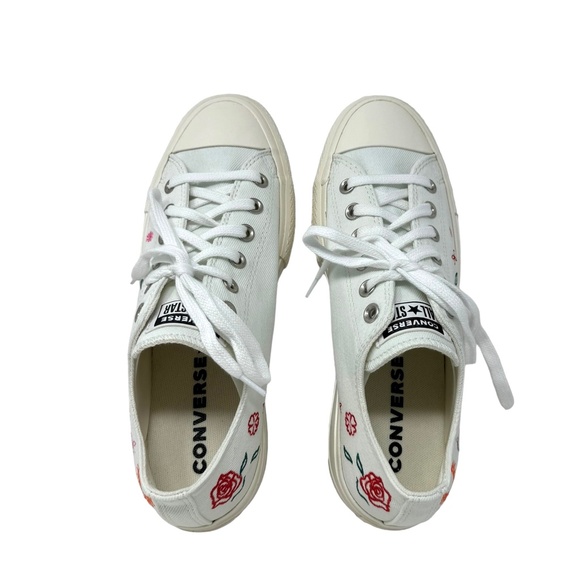 Converse Chuck Taylor Lift Platform Sneakers Canvas White Shoes Women's A10822C - Picture 6 of 11